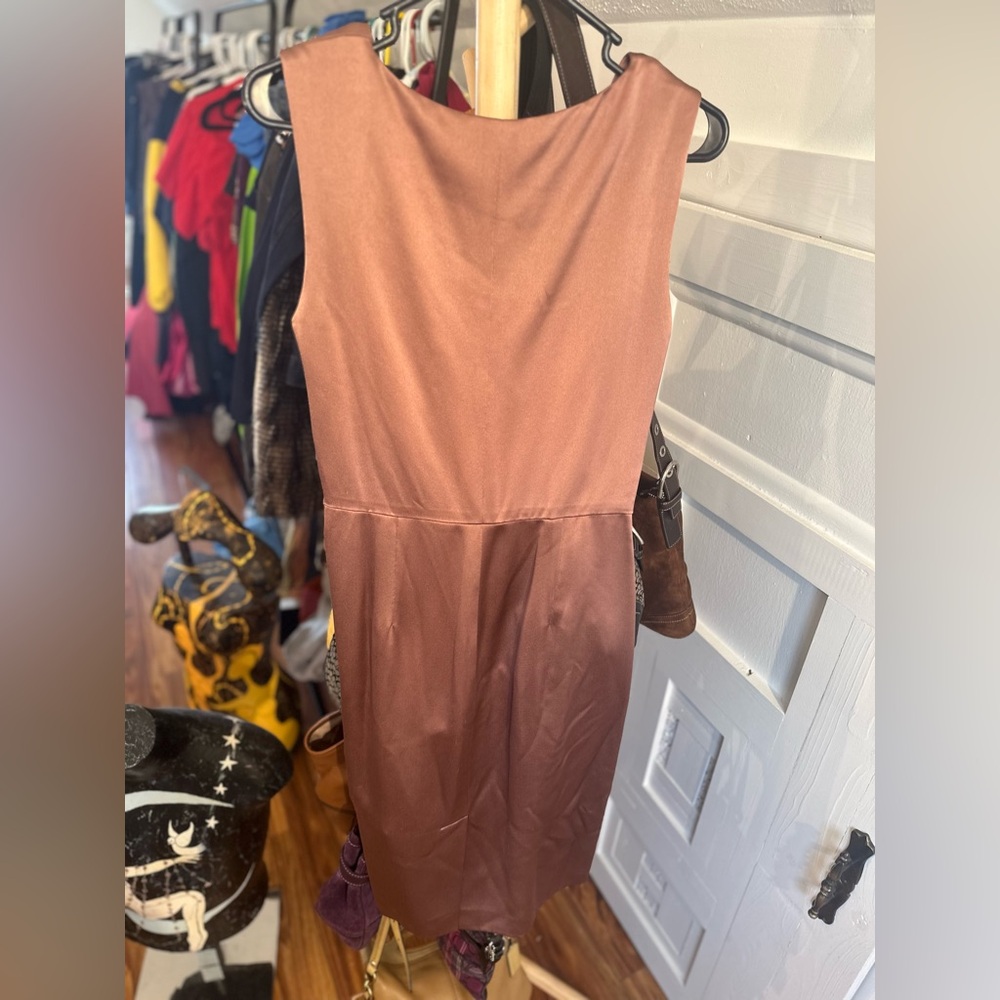 Vintage Ralph Lauren Black Label Dusty Rose Blush 100% silk dress - Picture 13 of 13